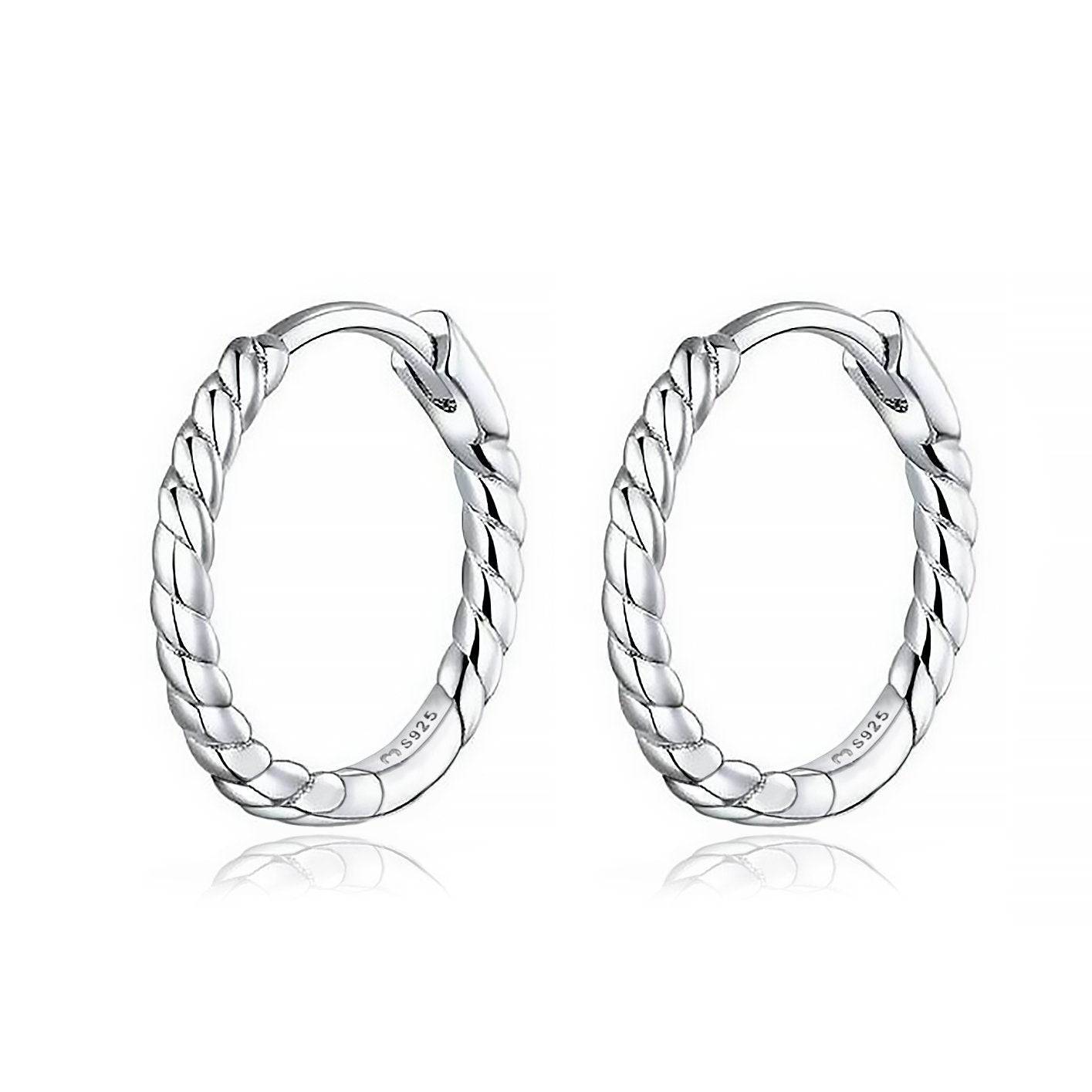 "Braided Hoops" Earrings - SophiaJewels