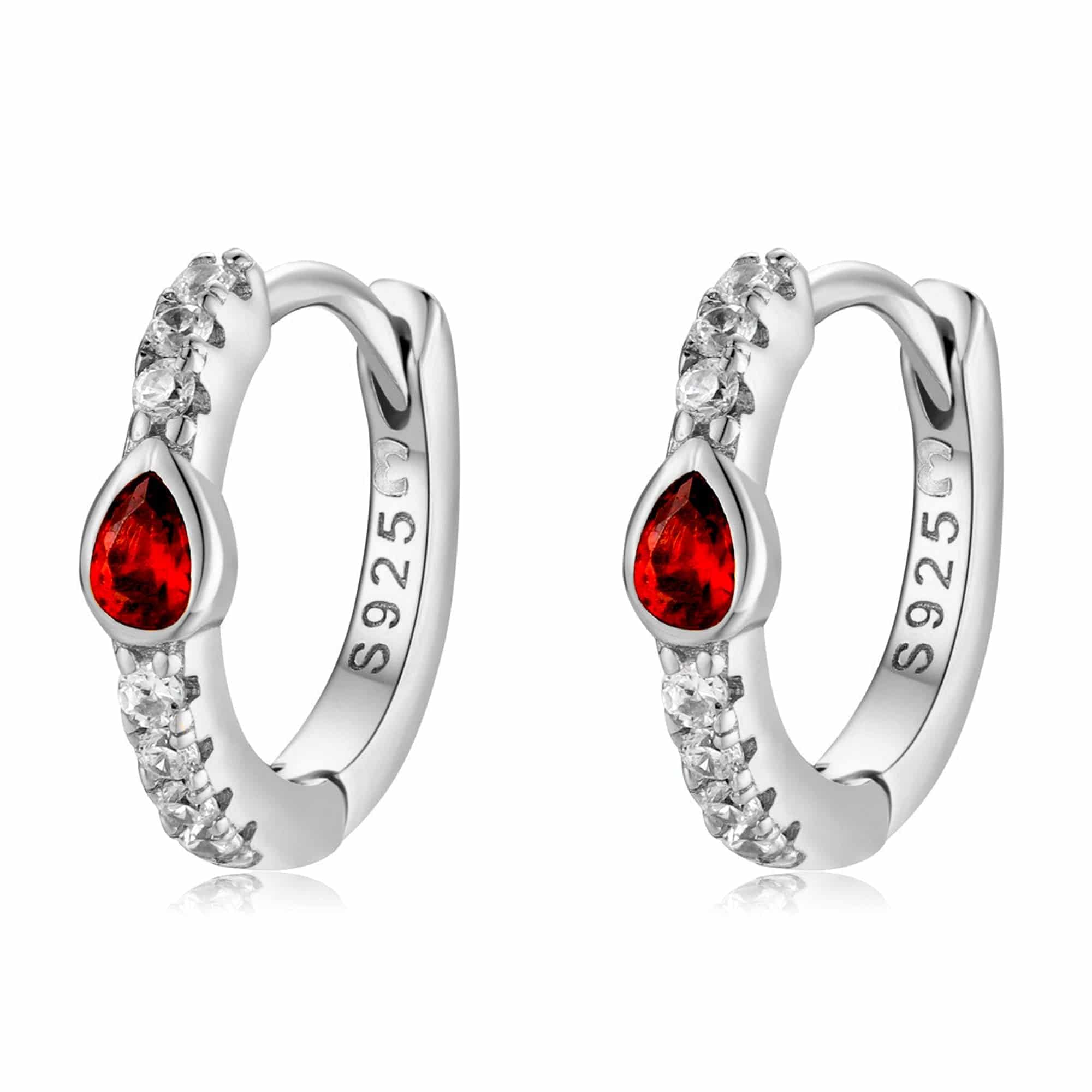 "Ruby Red" Earrings - SophiaJewels