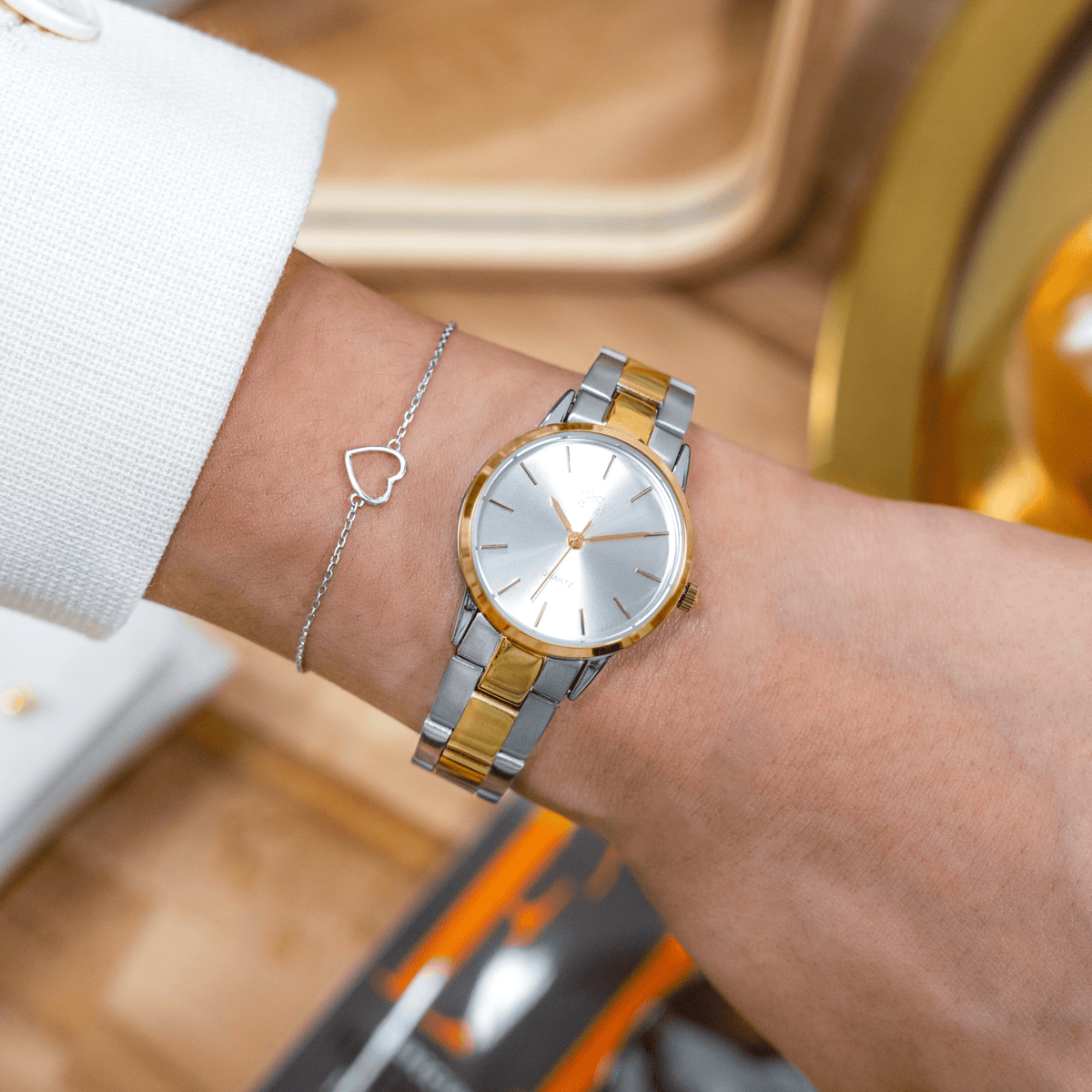 "California" Watch ~ GoldSilver - SophiaJewels