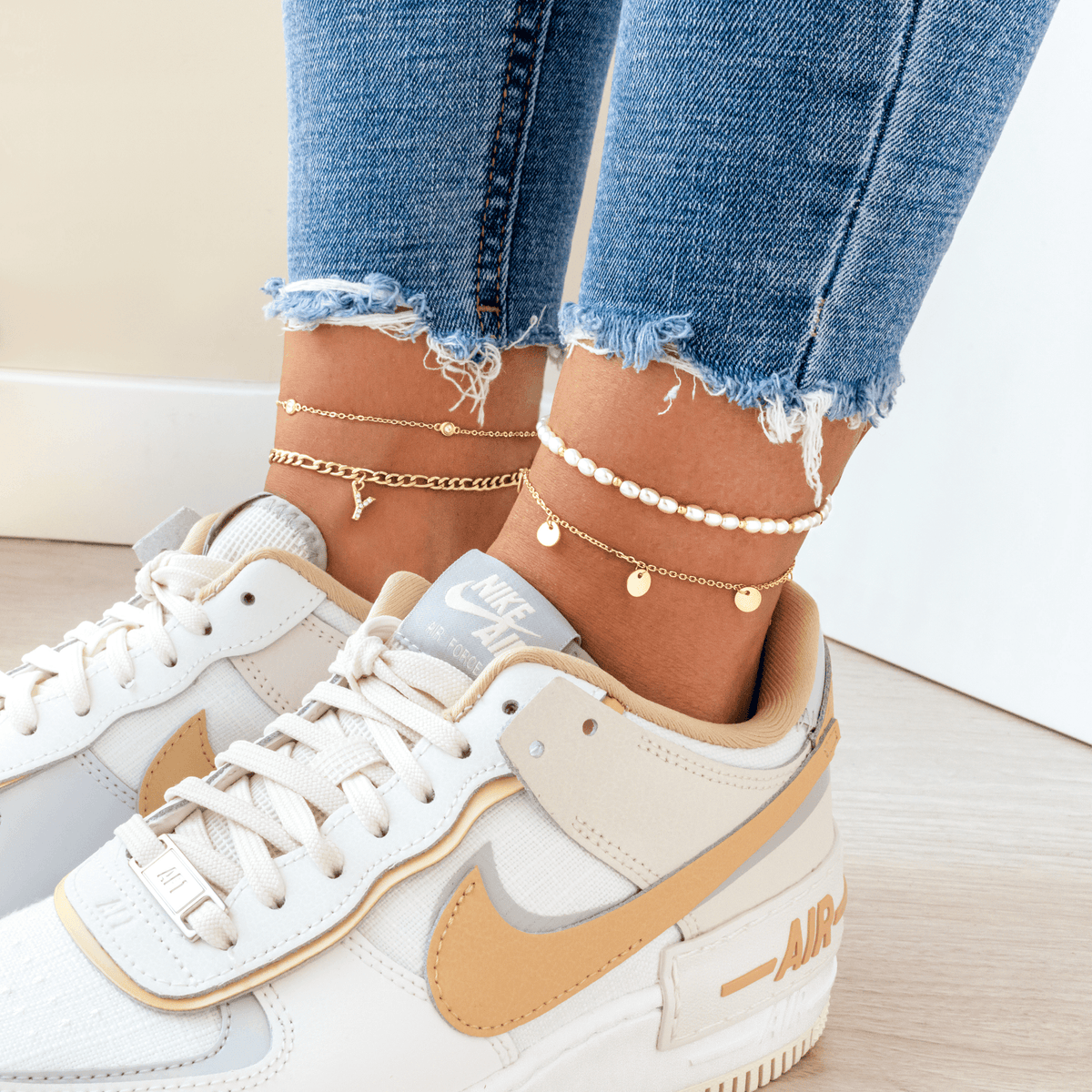 "Circles" Anklet - SophiaJewels